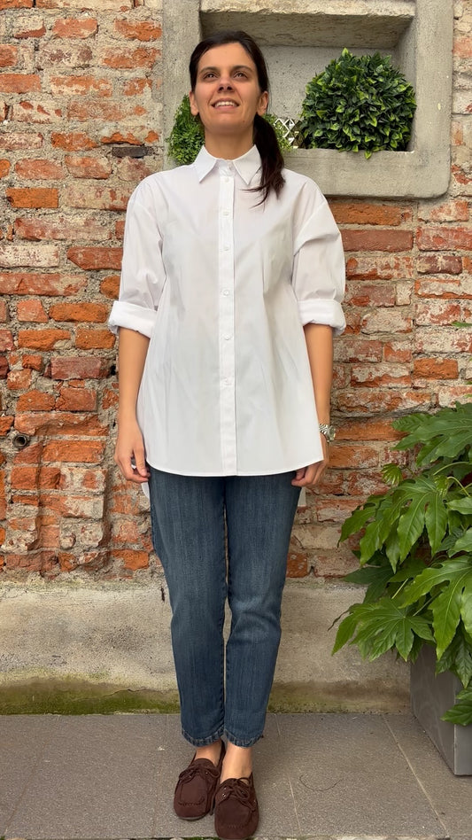 Carmen - Camicione / Abito - Bianca