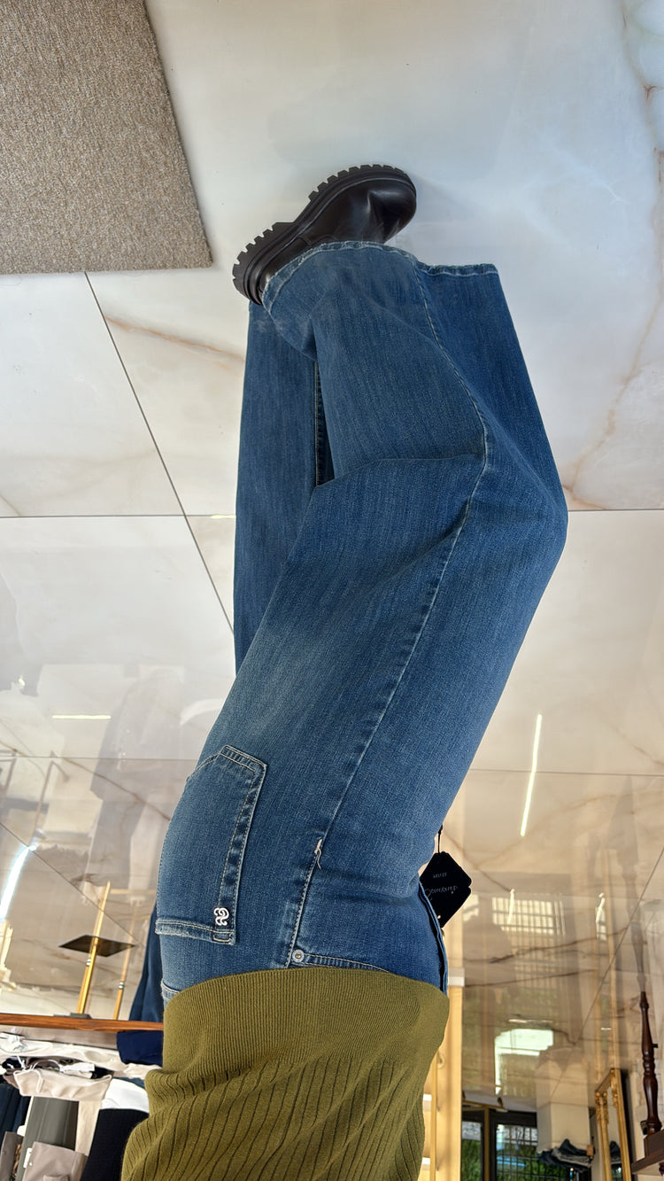 SOUVENIR - JEANS A PALAZZO - DENIM