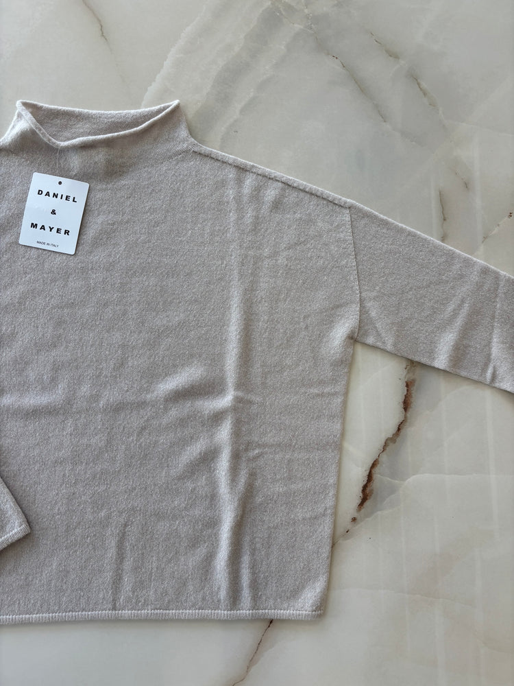 DANIEL E MAYER - MAGLIONE LUPETTO - BEIGE