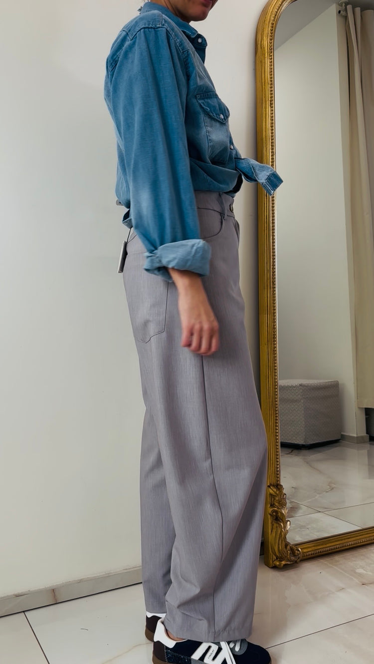 TENSIONE IN - PANTALONE BALI - GRIGIO