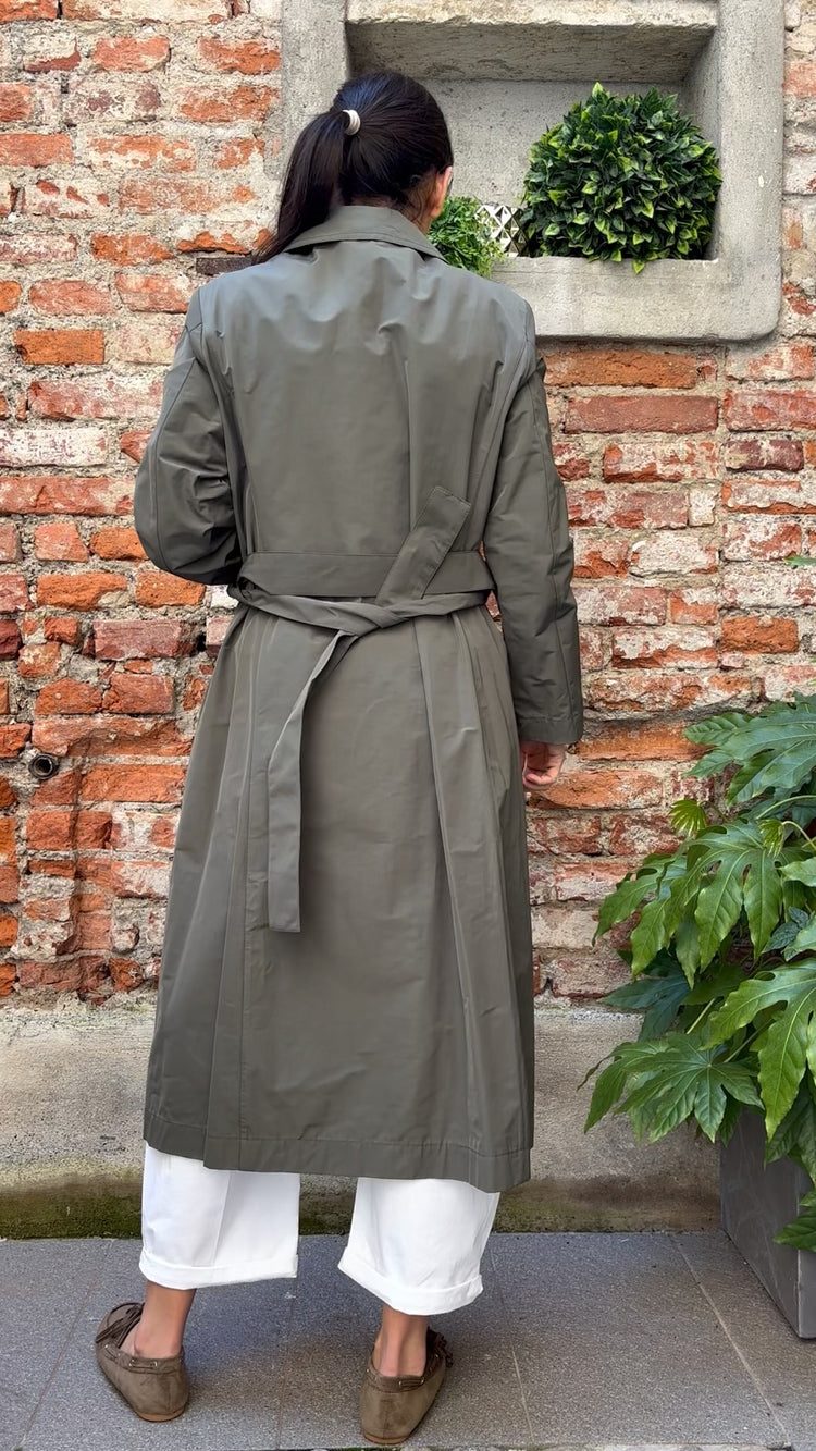 DANIEL & MAYER - TRENCH LUNGO - VERDE MILITARE