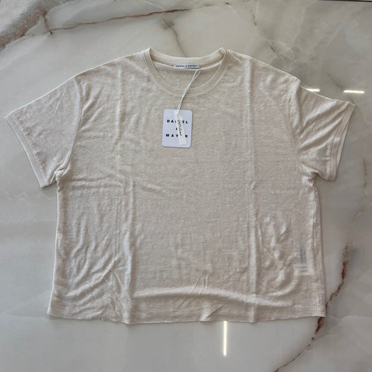DANIEL E MAYER - 100% LINO A SCATOLETTA  - BEIGE