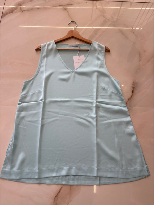 DANIEL & MAYER - CANOTTA OVER TG XL - AZZURRO ACQUA