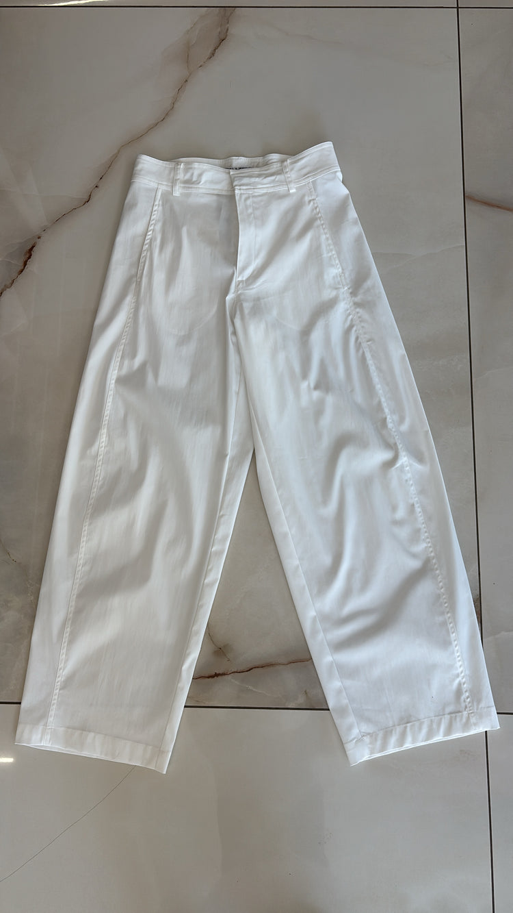DANIEL & MAYER - PANTALONE OVETTO SUPER LEGGERO - BIANCO