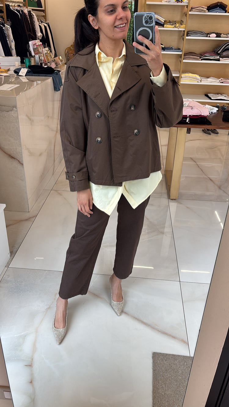 TENSIONE IN - PANTALONE BALOON - MORO