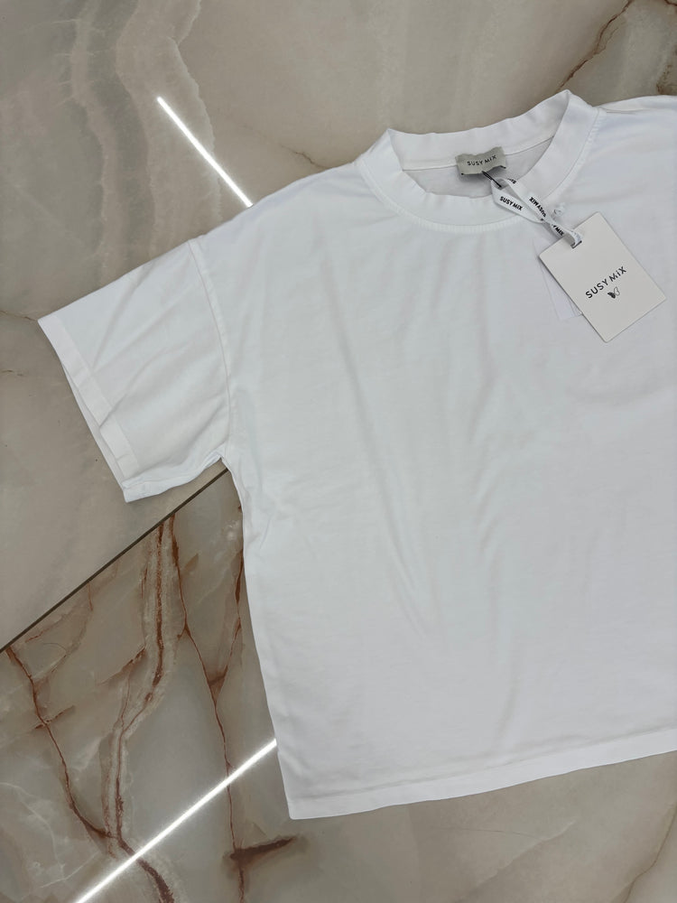 SUSY MIX - T SHIRT SCATOLETTA - BIANCA