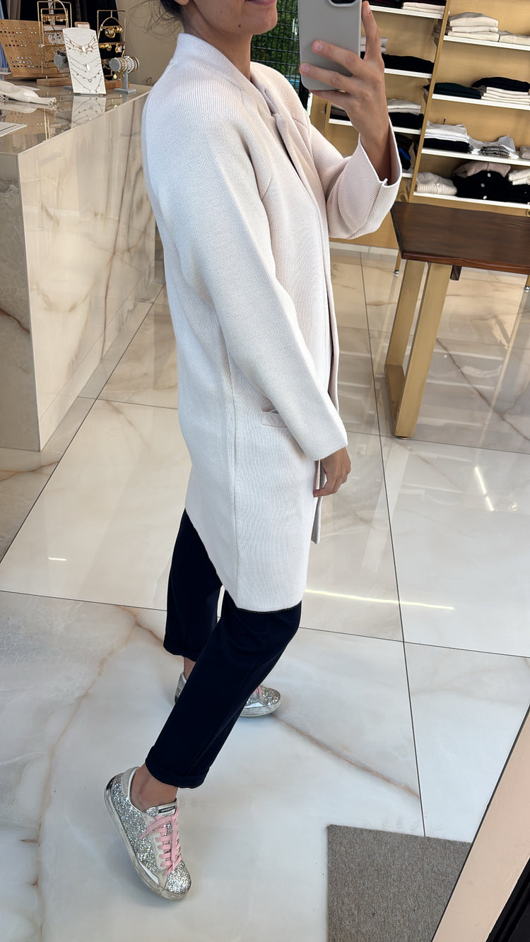 MARGARET - CAPPOTTO IN MAGLIA - GHIACCIO