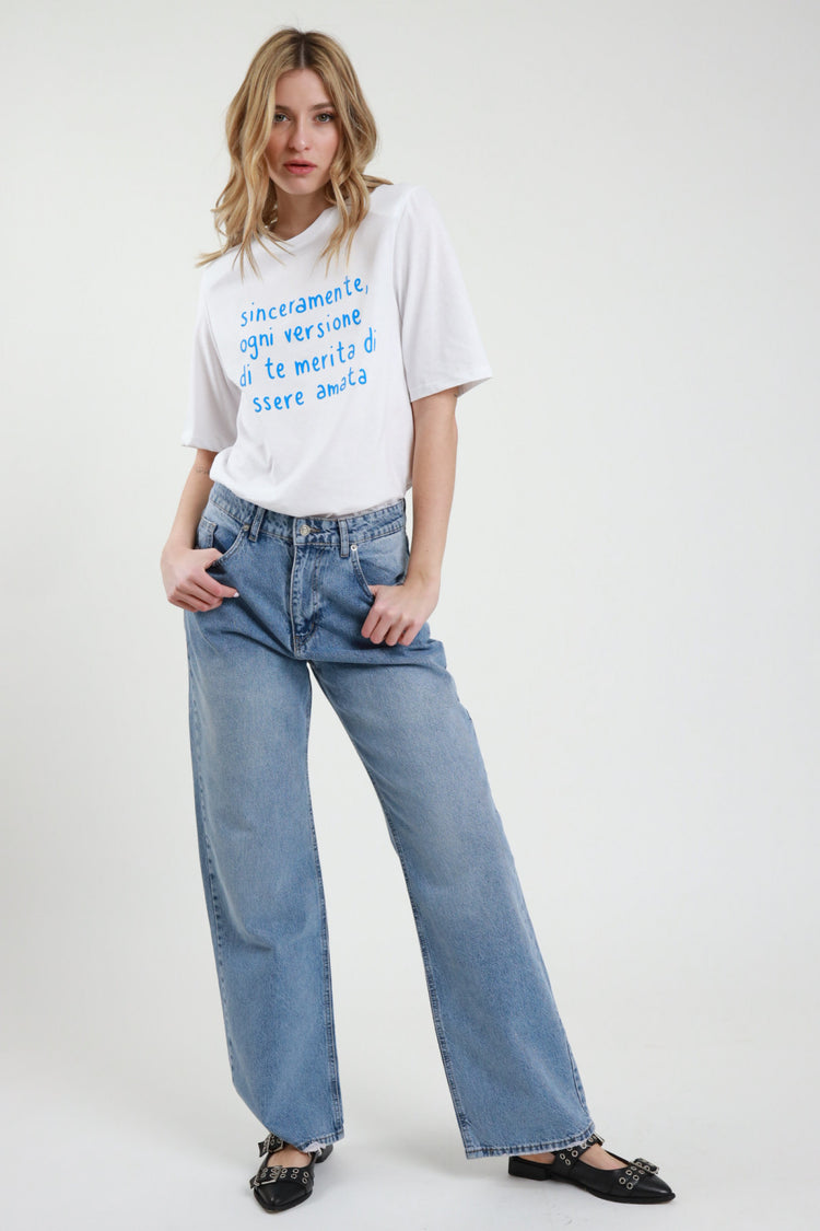 SUSY MIX - JEANS Palazzo - Azzurro