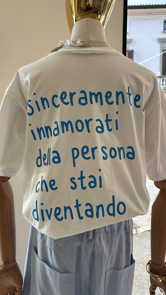 SUSY MIX - T SHIRT SCRITTA - INNAMORATI di te