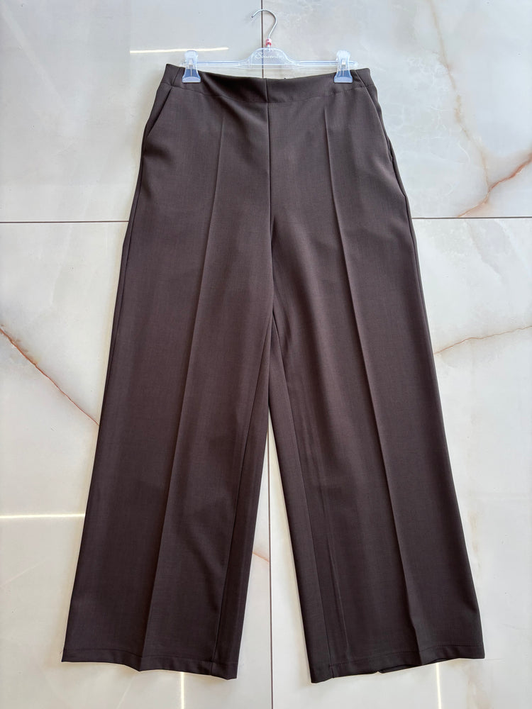 SUSY STAR - PANTALONI PALAZZO  - CHOCO
