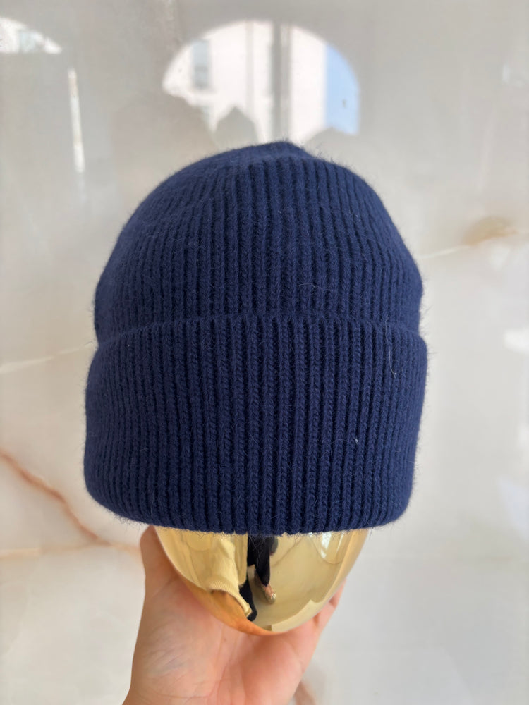 BERRETTA CON RISVOLTO - MUSA - BIANCO