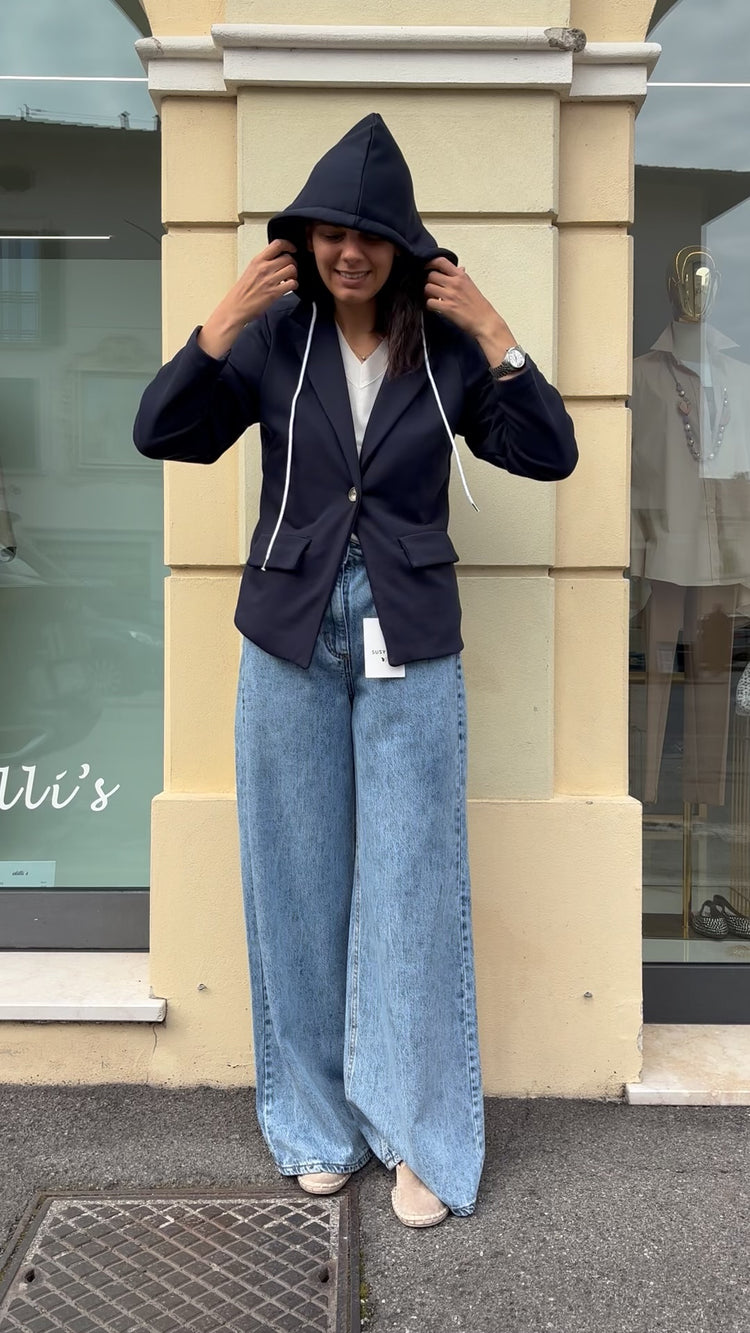 SUSY MIX - JEANS Palazzo - Azzurro