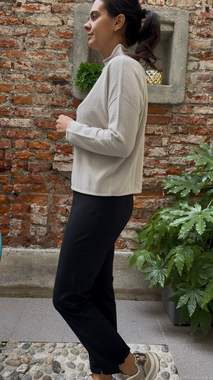 DANIEL E MAYER - MAGLIONE LUPETTO - BEIGE