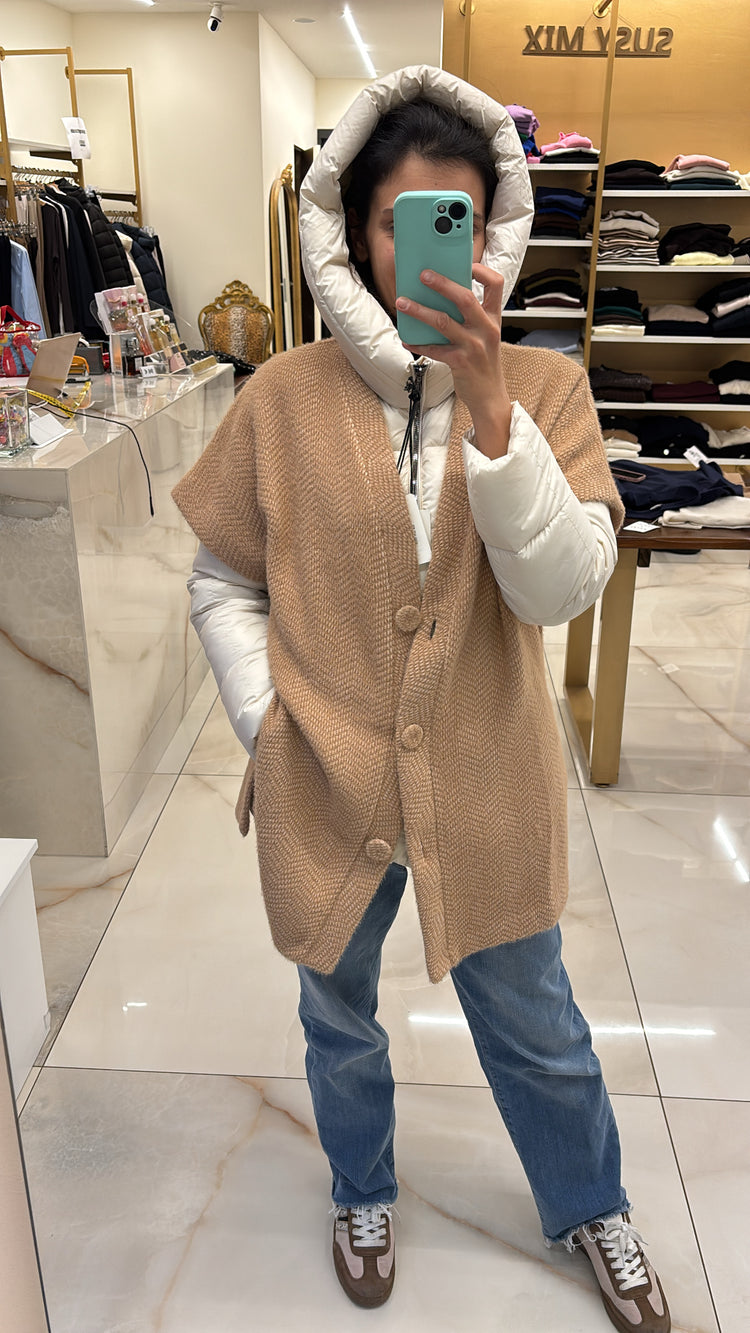 DANIEL & MAYER - CARDIGAN / CAPPA - TAUPE