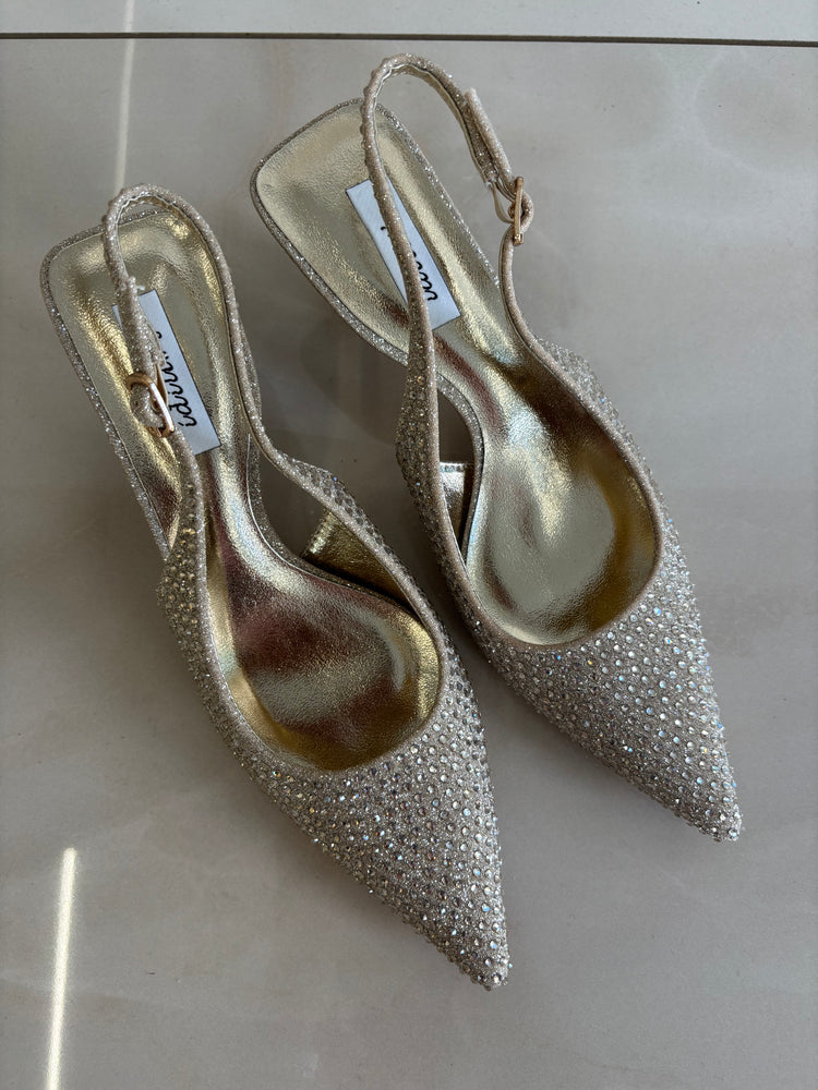 SLINGBACK BRILLANTINI - ORO