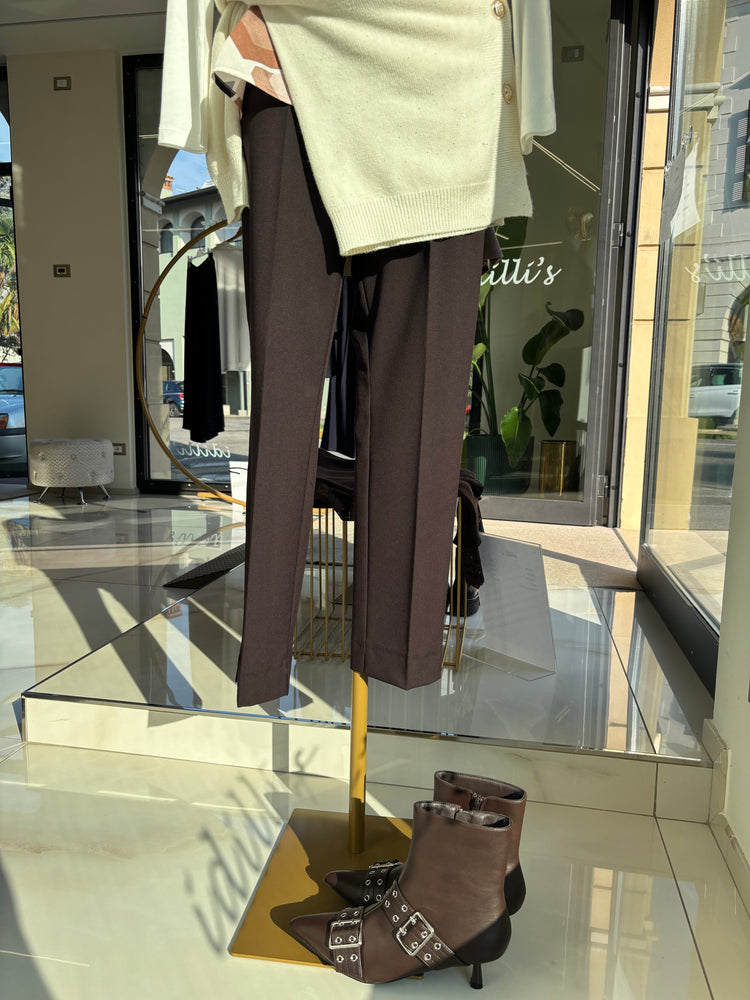 DANIEL & MAYER - PANTALONE BASICO cod. CAMERON INVERNALE - CHOCO