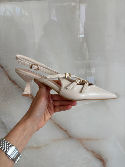 Slingback - Rosa cipria