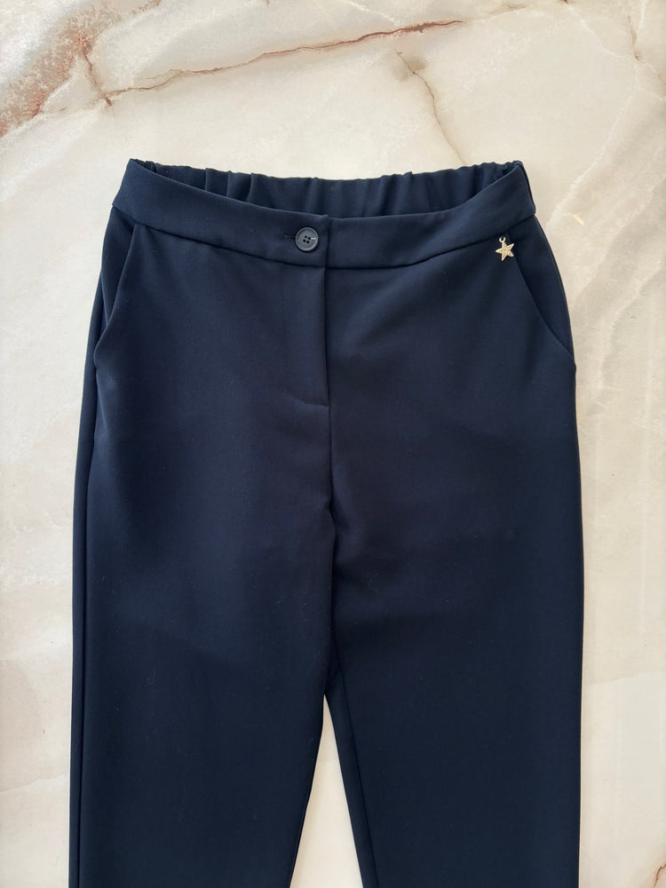 SOUVENIR - PANTALONE BASICO CON COULISSE - BLU