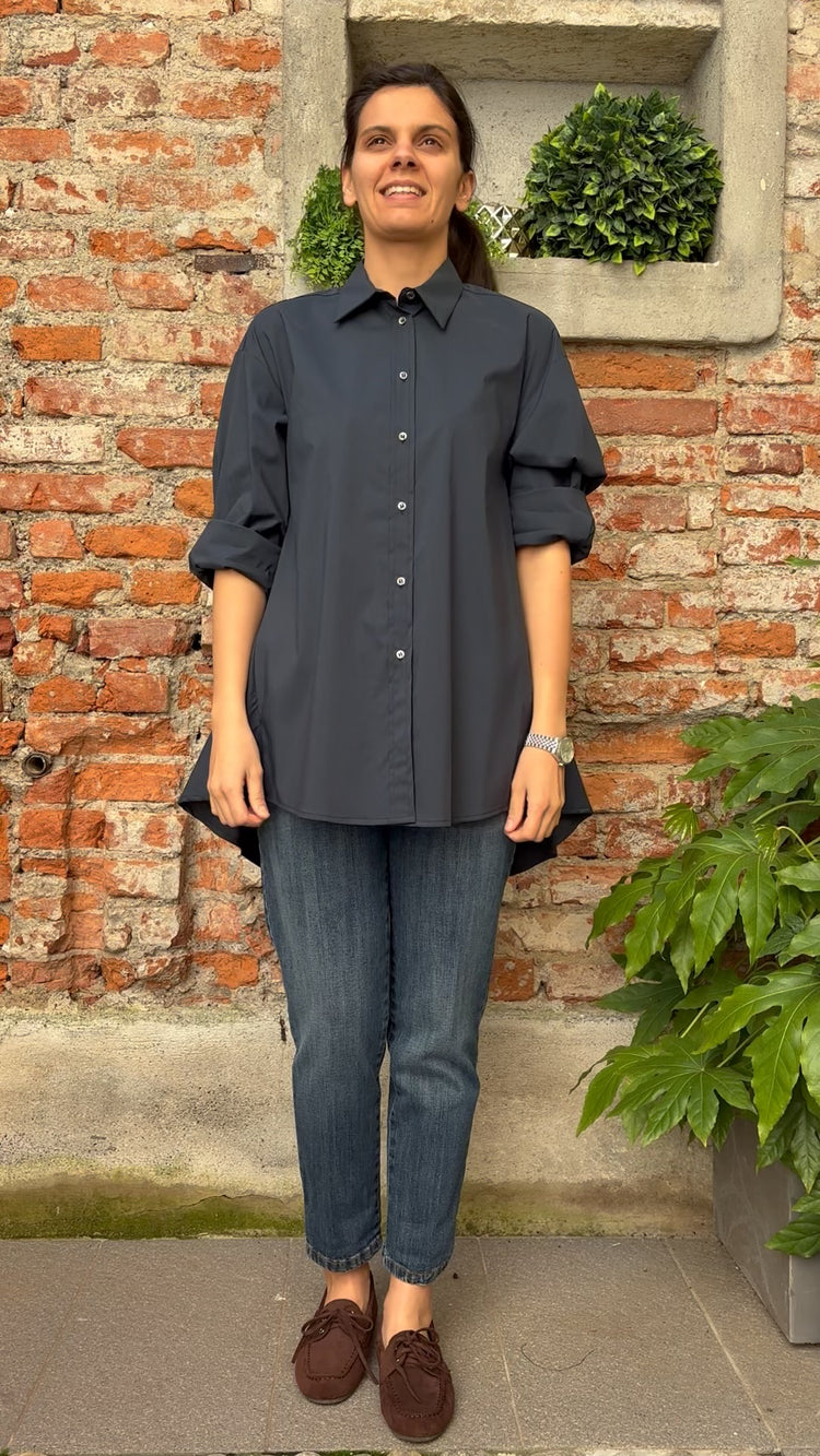 Carmen - Camicione / Abito - Blu
