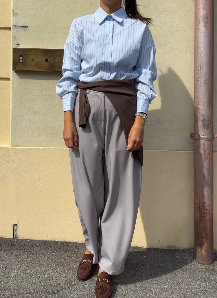 TENSIONE IN - PANTALONE BALI - GRIGIO