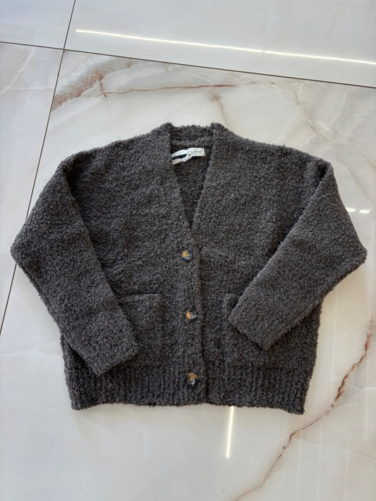 SUSY MIX - CARDIGAN BOUCLE - FANGO