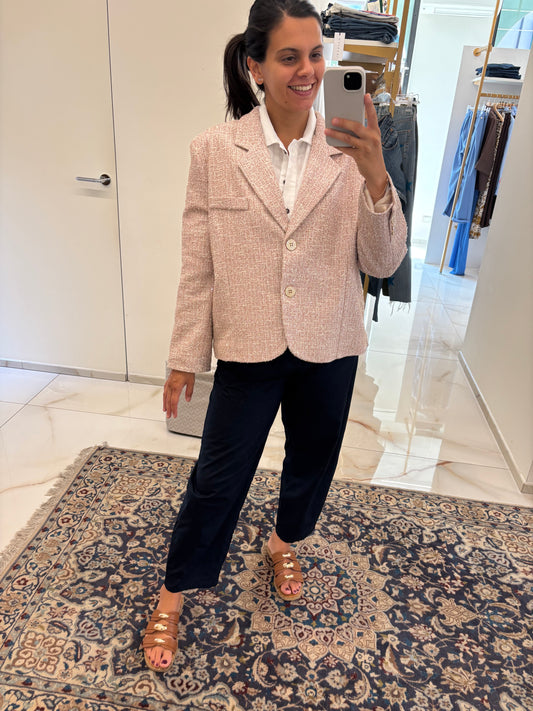 SUSY MIX - GIACCA LUREX - ROSA