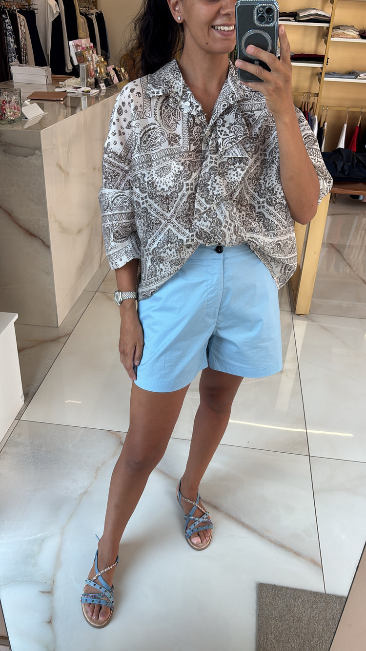 SUSY MIX - pantaloncino - CELESTE