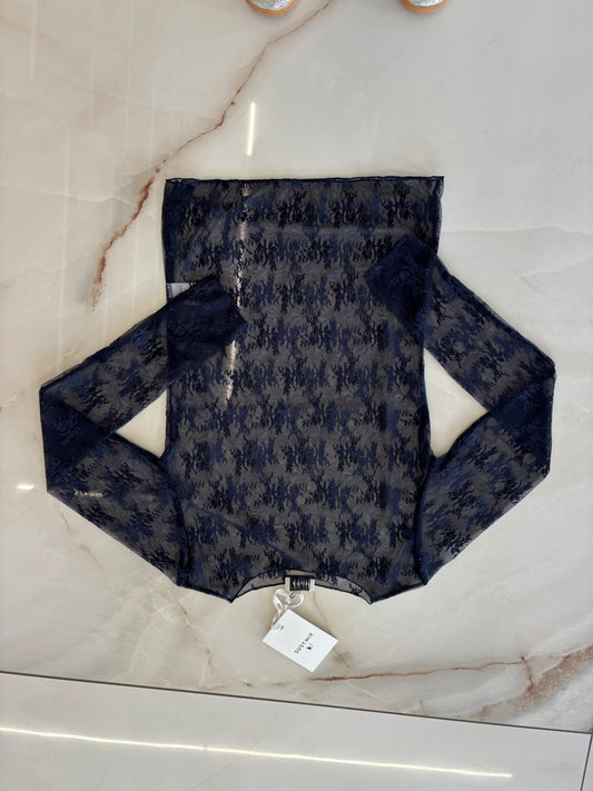 SUSY MIX - MAGLIA PIZZO - BLU
