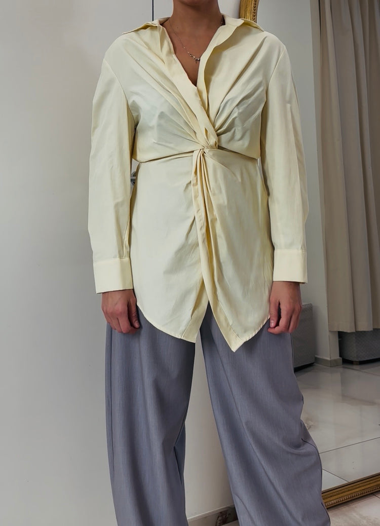 TENSIONE IN - CAMICIA NODO - GIALLA