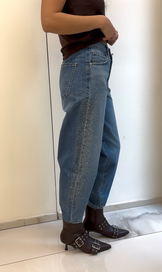 SUSY MIX - JEANS STRASS - DENIM CHIARO