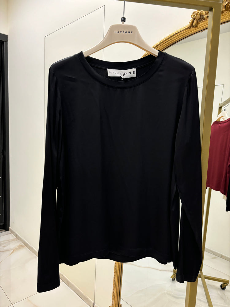 HAVEONE - BLUSA BASICA - NERA