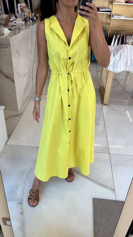 TENSIONE IN - ABITO CHEMISIER - GIALLO LIMONE