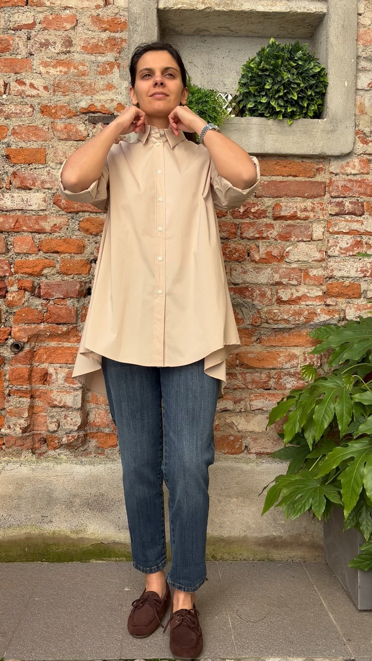 Carmen - Camicione / Abito - Beige