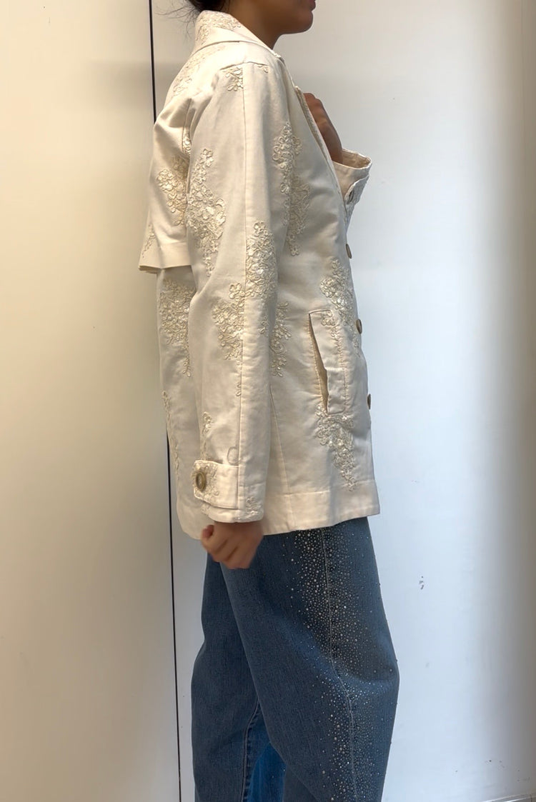 SUSY MIX - GIACCA RICAMATA  - PANNA