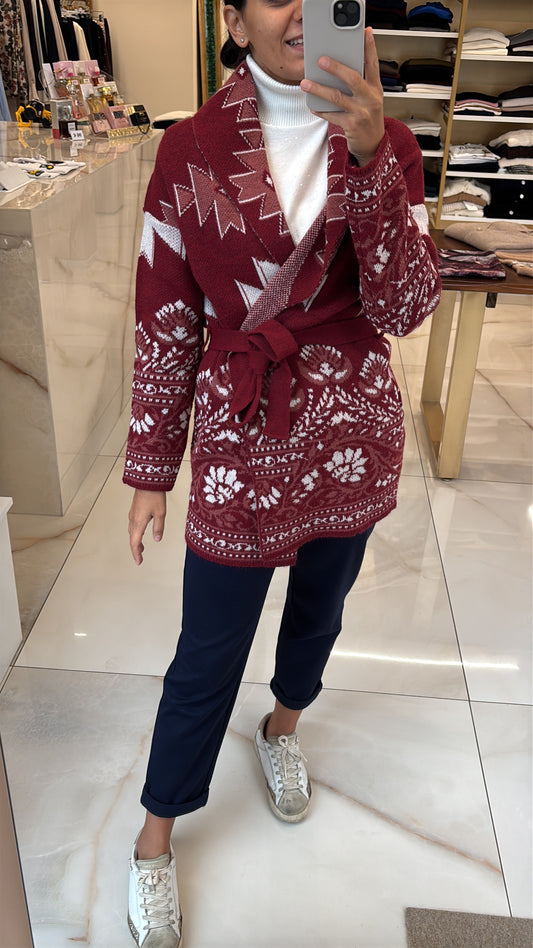 SUSY MIX - MITAWA / CARDIGAN - BORDEAUX