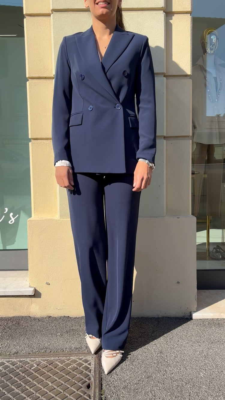 ANGELA DAVIS - TAILLEUR COMPLETO - BLU
