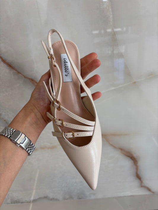 Slingback - Rosa cipria