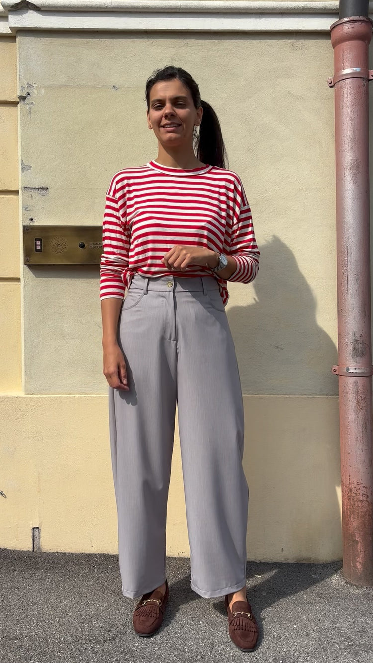 TENSIONE IN - PANTALONE BALI - GRIGIO