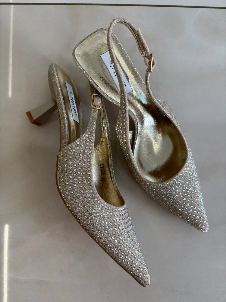 SLINGBACK BRILLANTINI - ORO