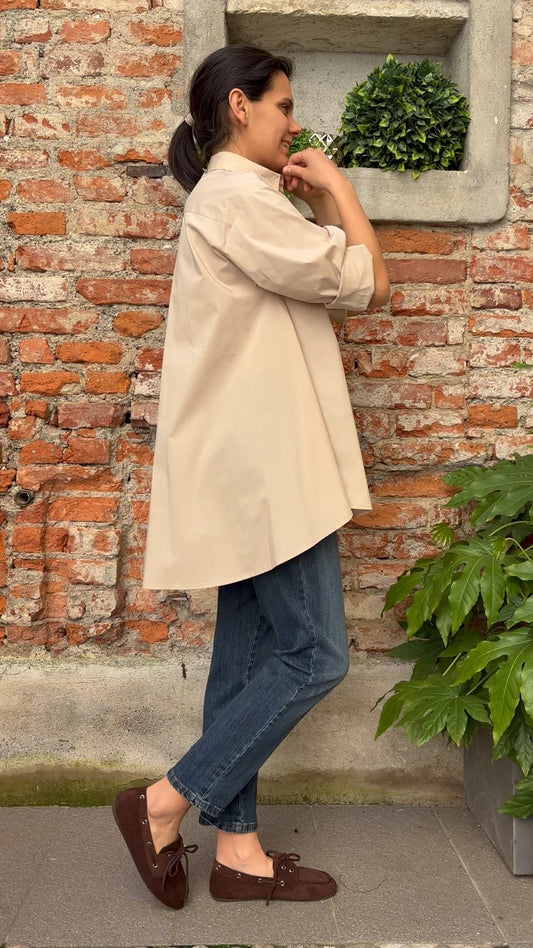 Carmen - Camicione / Abito - Beige