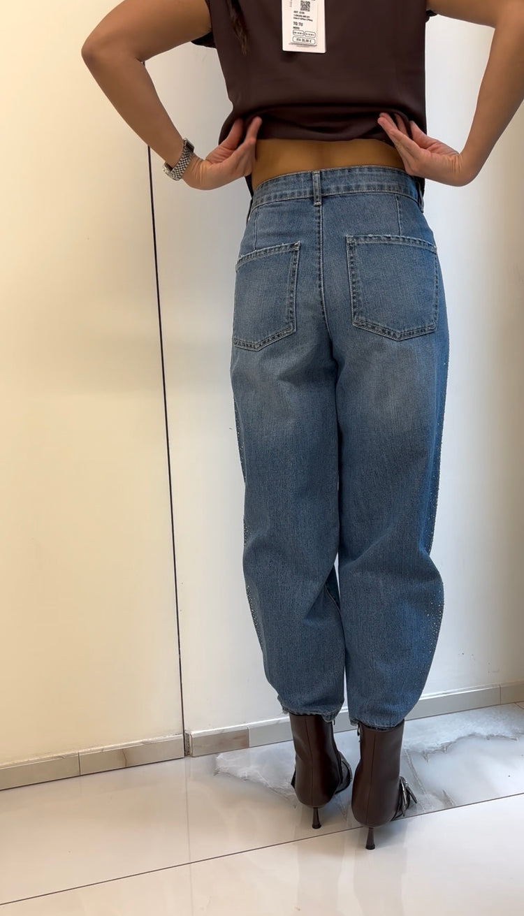 SUSY MIX - JEANS STRASS - DENIM CHIARO