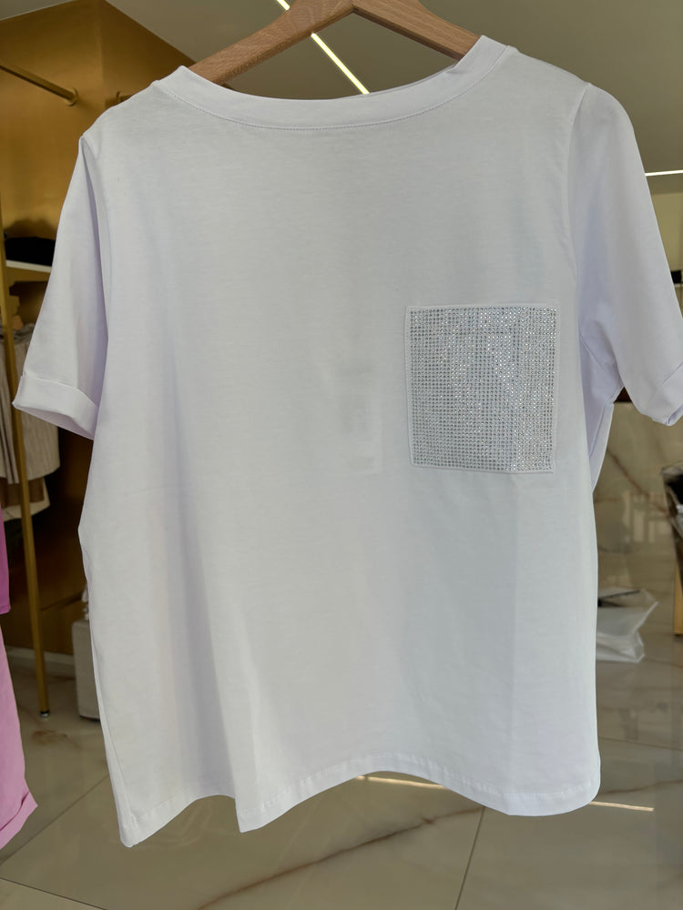 MARGARET - T SHIRT - TASCHINO - ARGENTO