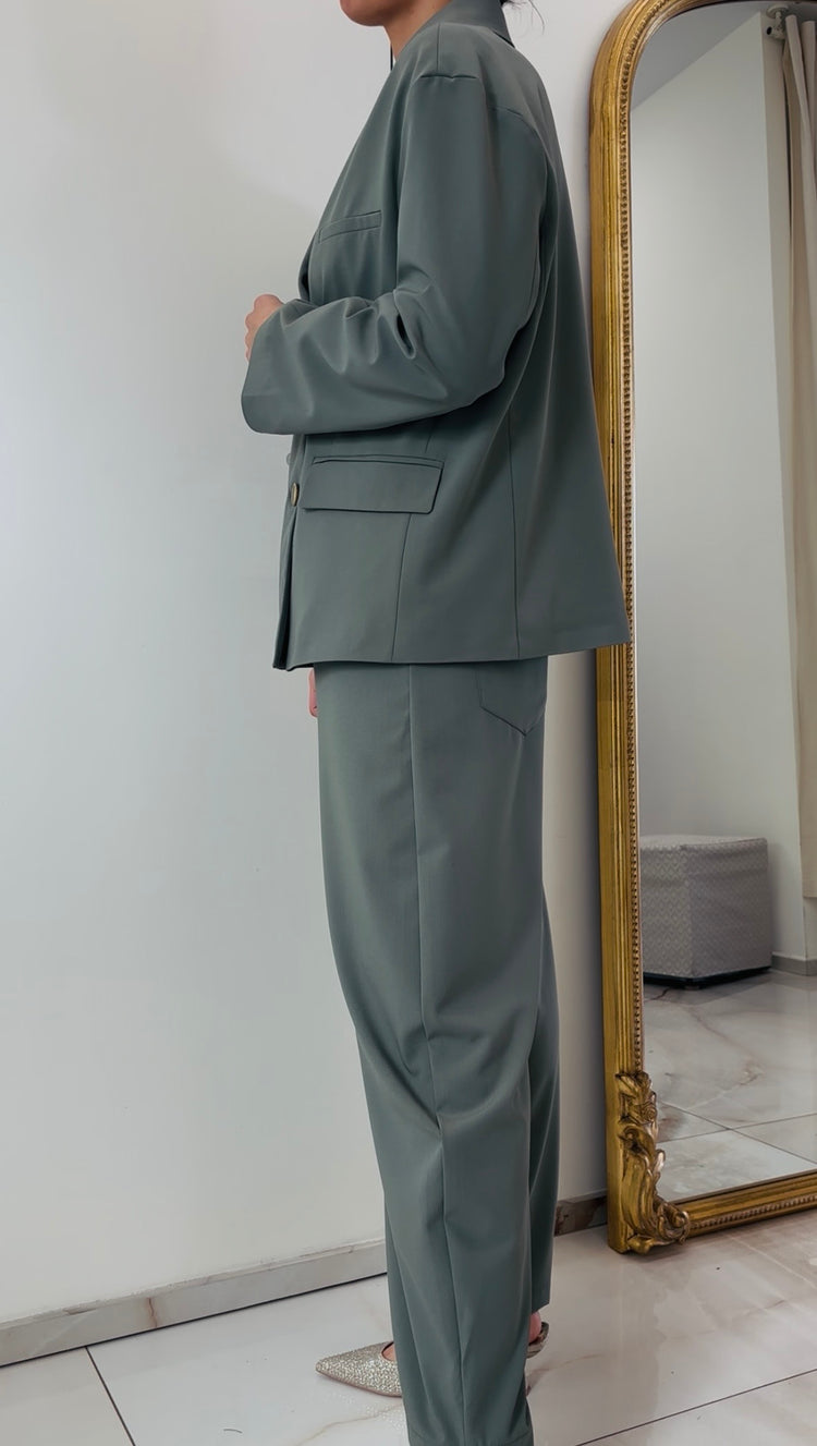 TENSIONE IN - PANTALONE BALI - VERDE SALVIA