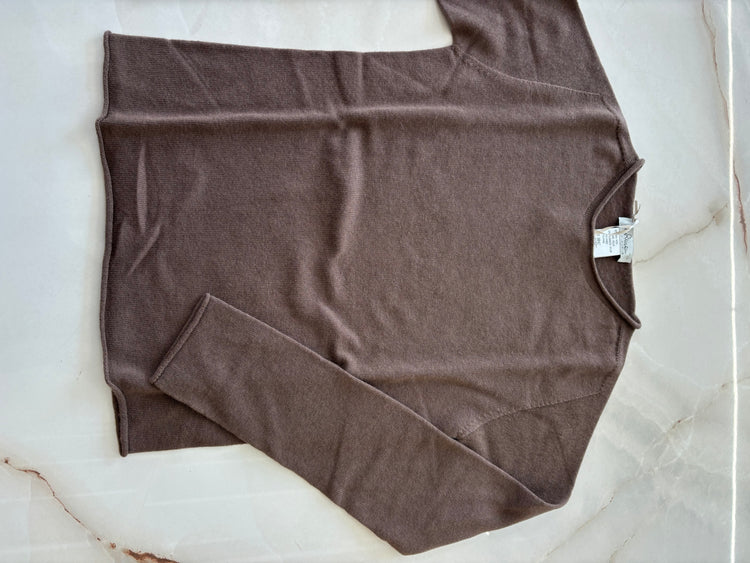 CARMEN - MAGLIONE MINIMAL - TAUPE