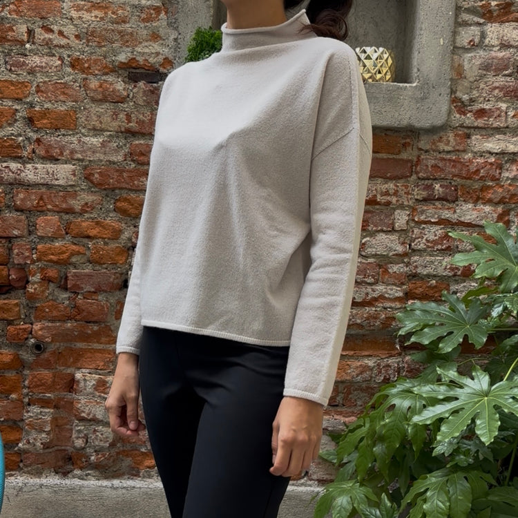 DANIEL E MAYER - MAGLIONE LUPETTO - BEIGE