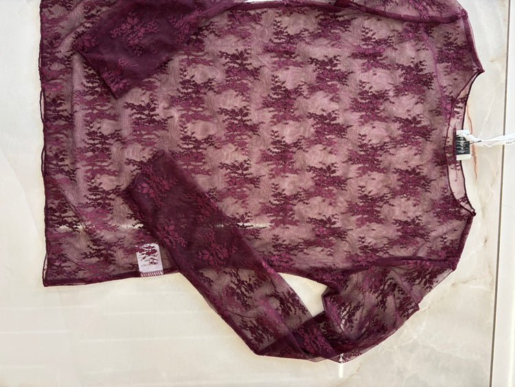 SUSY MIX - MAGLIA PIZZO - VINO