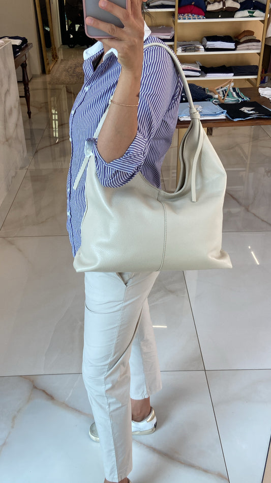 BORSA - SHOPPER - BEIGE