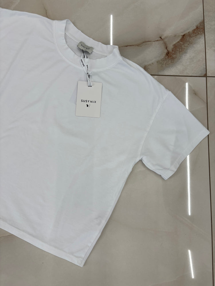 SUSY MIX - T SHIRT SCATOLETTA - BIANCA