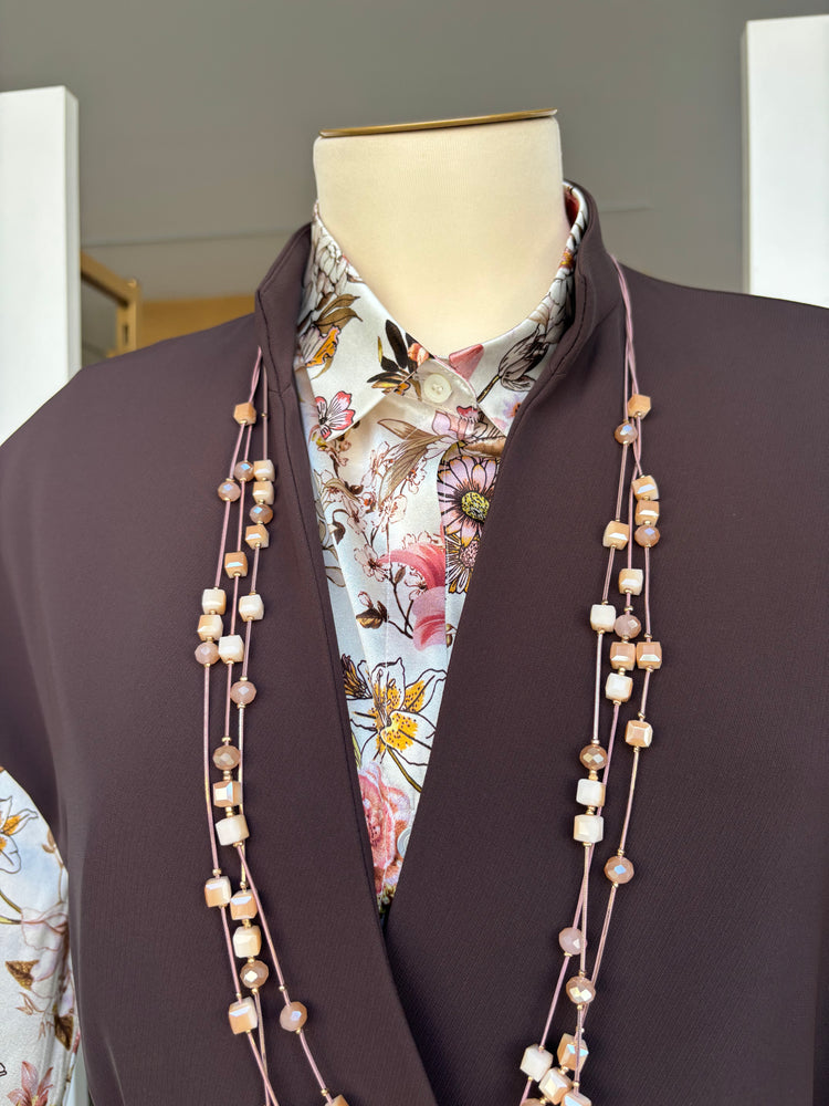 Daniel e Mayer - camicia in seta - fantasia fiori