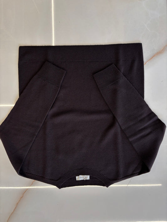 CARMEN - MAGLIONE GIROCOLLO COD. Grace - CIOCCOLATO